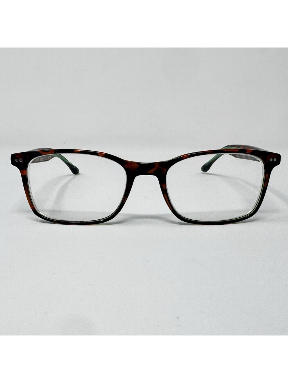 Enhance 4126 Tortoise Teal Eyeglass Frames 49-17-135